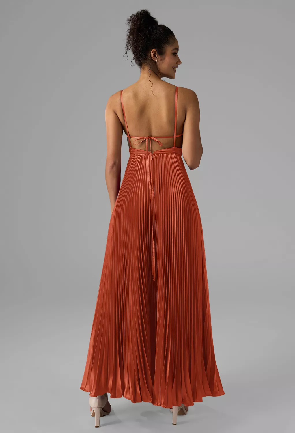 AW Chantelle Tangerine  Black Tie Wedding Guest Dresses